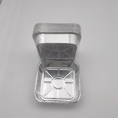 China Baking Bakery Or Household Use Bread Square Disposable Baking Foil Filters Containers for sale