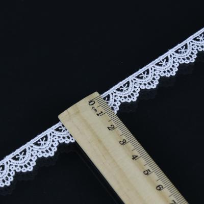 China High Quality Water Soluble Polyester Water Soluble Filament Balance Lace Embroidery Chemical Lace for sale