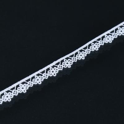 China Water Soluble Hot Selling Beautiful Embroidery Polyester Filament Bridal Trim Lace Lace Wedding for sale