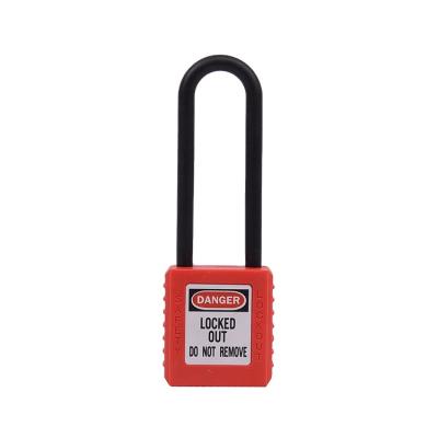 China Durable non-conductive, non-sparking security padlocks with nylon shackles for conductive areas of industrial environments for sale