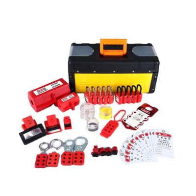 China Installation Master Industrial Upgraded Security Group Portable Lockout Box Kit for sale