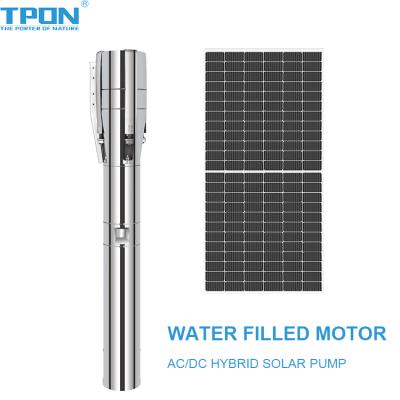 China High Efficiency Motor Abyssinian Well Solar Pile Small Set Solar Water Filled Gasoline Price Pumps Solar Water Pump for sale