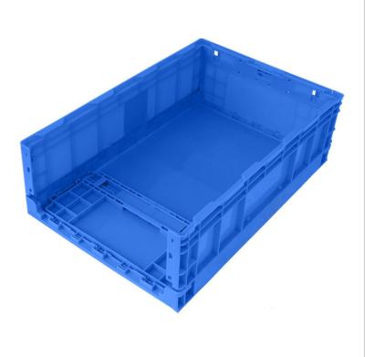 China 550*365*210mm Big Folding Storage Box Car Storage PP Box Foldable Foldable Camping Blue Auto Folding Box for sale