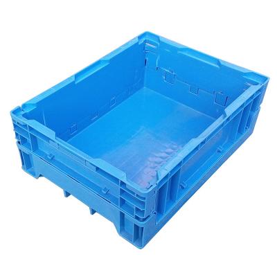 China 435*325*210mm Folding Storage Box Car Storage PP Box Foldable Blue Auto Folding Box Large for sale