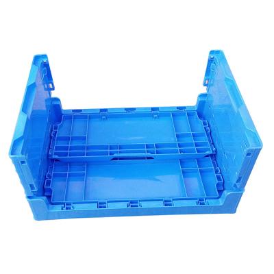 China 435*325*160mm Large Storage Box Car Storage PP Box Collapsible Collapsible Camping Blue Auto Folding Box for sale