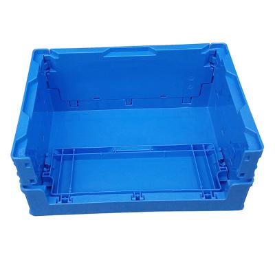 China 365*275*210mm Large Folding Storage Box Car Storage PP Box Foldable Camping Blue Auto Folding Box for sale