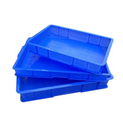 China Solid box 430*300*80MM rectangular tray with plastic round cornersplastic tray rectangular white for sale