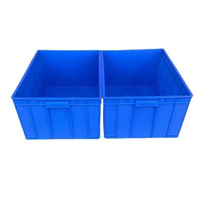 China Foldable Solid Box Plastic Crate Storage Bin Turnover Container Box Industrial Plastic Outdoor Plastic For Vegetable for sale