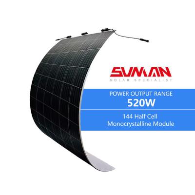 China Flexiable Solar Panel Sunman eArc 520w Monocrystalline Silicon with MC4 Connector for sale