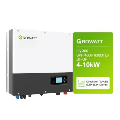 China Growatt SPF 4kw 8kw 12kw 4000-12000T DVM US Version Split Phase Off Grid Inverter for sale