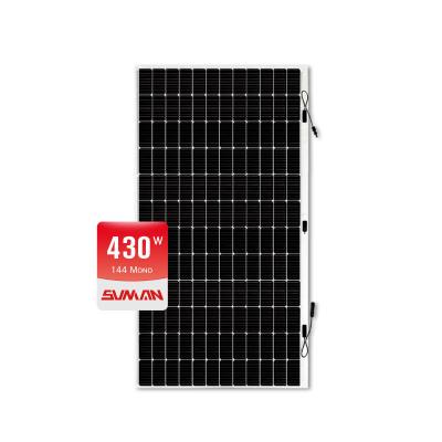 China 375W 430W Solar Panel Flexible PERC Monocrystalline for Motorhome High Panel Efficiency for sale