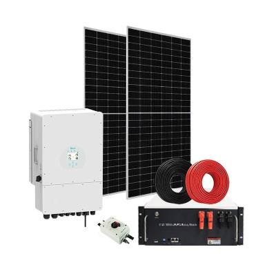 China Sistema híbrido de energía solar de 10 kW fuera de la red para sistemas de almacenamiento de energía doméstica y comercial en venta