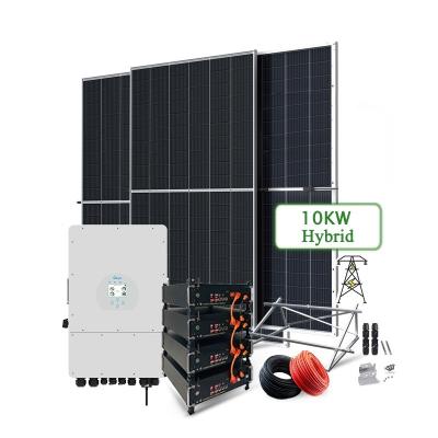 China MPPT Controller 10KVA Solar Power System for Home Commercial Solar Energy Storage for sale