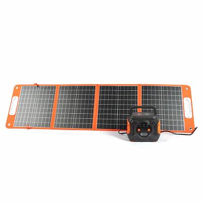 China Klappbare Solarzelle 100W mit Kickstand und USB-Ausgängen Panel Effizienz 21,5%-23,5% zu verkaufen