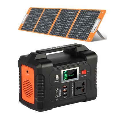 China 200W Lithium Ion Energy System Charging Rechargeable Solar Generator Life 8000 times for sale