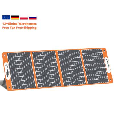 China 100W 200W 300W Portable Foldable Solar Panel Charger for Portable Power Station Black for sale