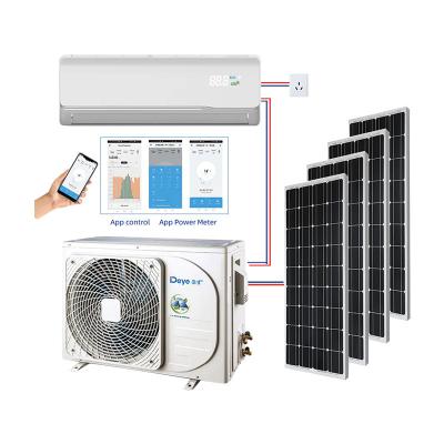 China DC 48V Split Hybrid Portable AC/DC Solar Air Conditioner 9000 12000 18000 24000 BTU for sale