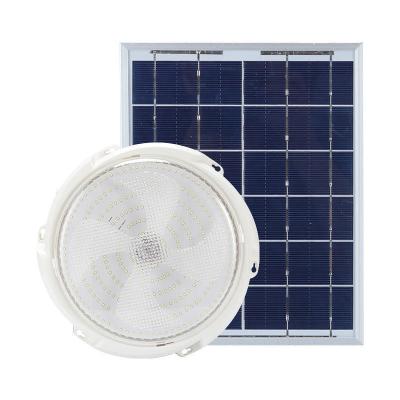 China Garden Landscape Solar Powered Ceiling Light Led Lamp 100W 200W 300W With Solar Panel for sale