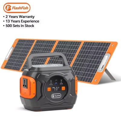 China Multiple USB Outputs 320W Mini Portable Solar Power Station for Outdoor Camping for sale