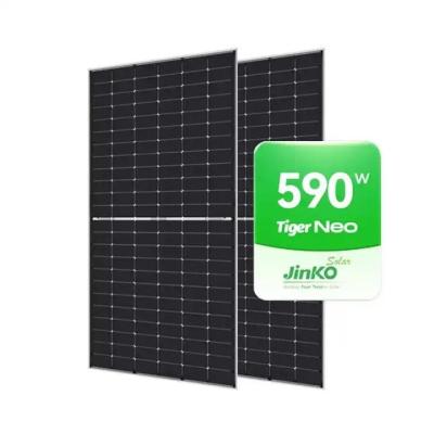 China 2.0mm Front Glass Jinko Tiger Neo N-type 72HL4-BDV 570-590 Watt Solar Panel 2278*1134*30mm for sale