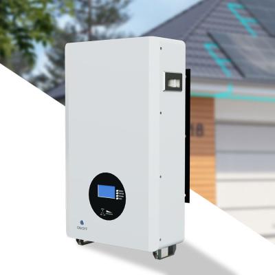 China 148Ah 51.2V 10kw 15kw 20kw 5kw High Voltage Hybrid Inverter voor Off Grid Solar System Te koop