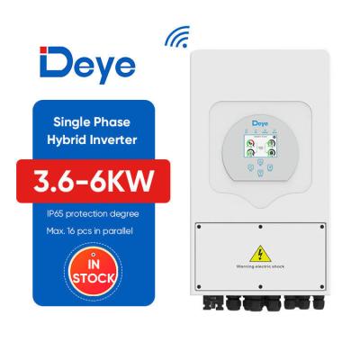 China Single Phase Storage System Deye Sun-5k-SG03 5kW Hybrid Solar Inverter Ready to Ship for sale