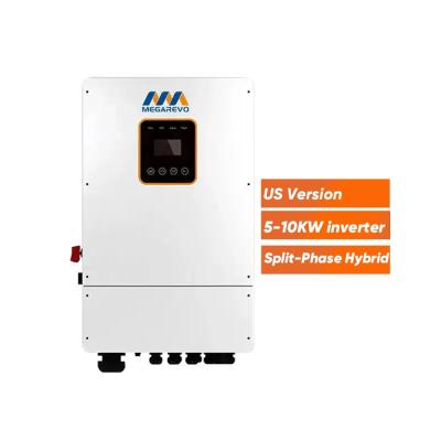 Cina 5KW 6KW 8KW 10KW Megarevo inverter ibrido di fase divisa 48V 110V 220V raffreddamento forzato con aria in vendita