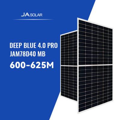 Cina JA JAM78D40 Modulo solare fotovoltaico 600-625W Sistema solare per sistema solare residenziale in vendita