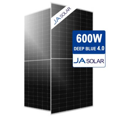 China Jam72D40 Lb Deep Blue 4.0X Solar Panel 600W with Anodized Aluminium Alloy Frame for sale