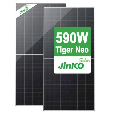 Chine Jinko Perc Double Glass 550W 570W Panneaux solaires monocristallins de niveau 1 avec verre avant de 2,0 mm à vendre