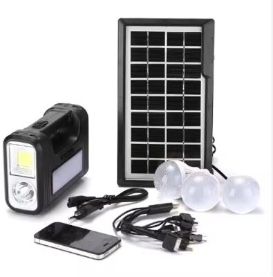 China Hot Sale Battery Solar Generator Lighting System Kit Outdoor Camping Fishing Power Outage Home Emergency Power Supply for sale