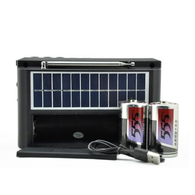 China Outdoor Solar Multifunction Radio AM FM SW Usb Radio With Bright Torch BT Speaker and LED Light for sale
