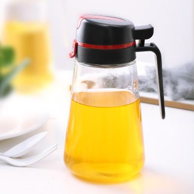 China High Quality Wholesale Custom Freshness Preservation Kitchen Storage Glass Bottle Oil Container for sale