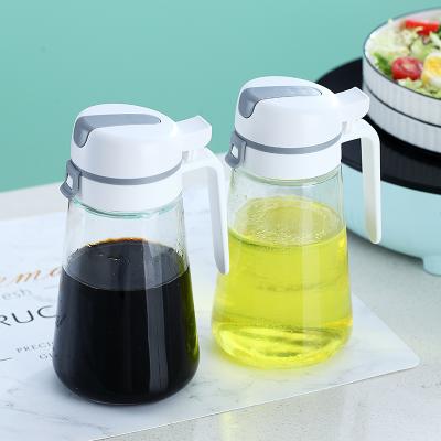 China Best Selling Freshness Preservation In Spicy Salad Dressing Dispenser Bottle Glass Condiment Bottles For Kitchen Cooking for sale