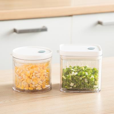 China Hot Selling Wholesale Kitchen Plastic Square Storage Box Freshness Preservation for sale