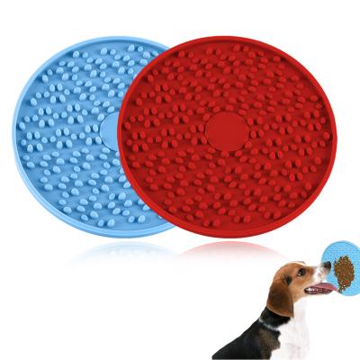 China Viable Dogs And Cats Lick Protective Silicone Dog Lick Mats For Bath Distraction Easy Grooming With Suction Cups for sale