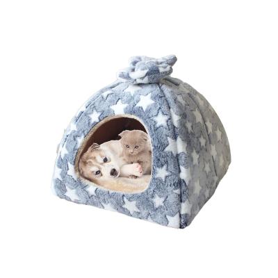 China Breathable Teddy Dog Cat Pet Small Doghouse Dog Bed Four Seasons Spring And Autumn Winter Ger for sale