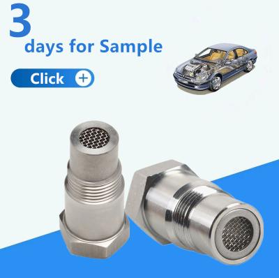 China Auto Parts CNC Aluminum Modified Lathe Processing Sensor Filter Connector Adapter Extension Connector M18*1.5 for sale