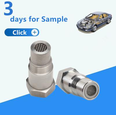 China Car OEM Customized CNC Service Stainless Steel Rotation Car Refit Parts Sensor Filter Connector for sale