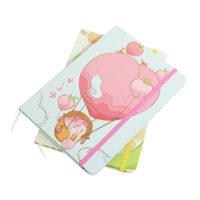 China Hardcover China Make Kawaii Logo Notebook Competitive Price Pop It Notebook For Students for sale