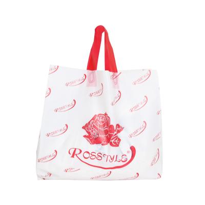 China China recyclable factory make plastic gift bags flexography plastic packaging bags for clothing store for sale