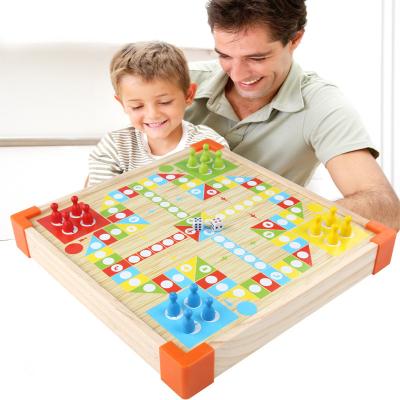 China Office \ Garden \ Home \ School Educational Creative Multifunctional Four in - One Chess Toy Wood for sale