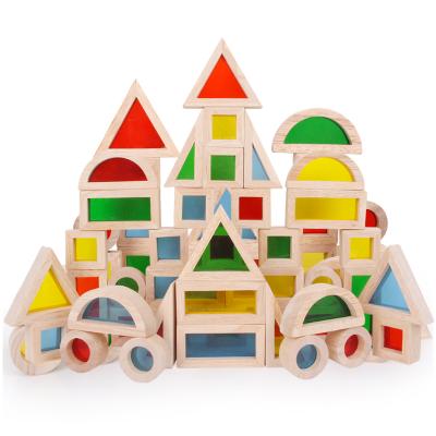 China 2020 Best Wooden Building Blocks Fun Children Educational Toy Educational Toy Toys for sale