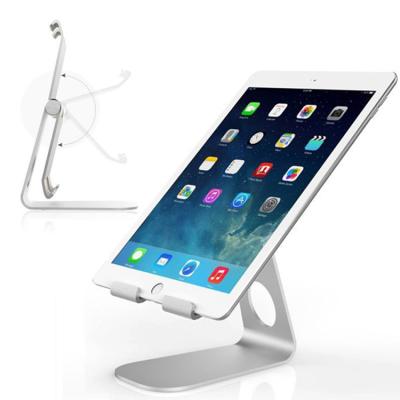 China Mid Size Adjustable Rotatable Universal Aluminum Foldable Mobile Phone Holder Tablet Stand For Ipad Holder for sale