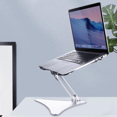 China Adjustable Aluminum Laptop Stand Foldable Portable Vented Laptop Stand Desk Stand for Apple Macbook Air pro for sale