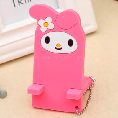 China Wholesale Cute Cartoon PVC Silicone Accessories Universal Mobile Phone Stand Holder Xp-01 for sale