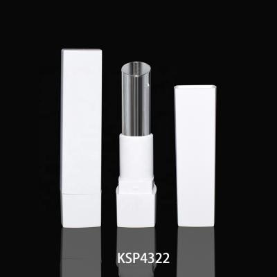 China White Pearl Lipstick Tube Hexagon Design Packaging Tube Empty Tube Wholesale Custom High Quality Lipstick Cosmetic for sale