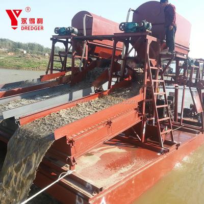 Chine Jet Suction Gold Panning Dredger For Sale 100 Ton Per Hour à vendre