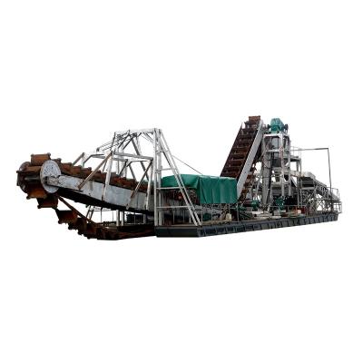 Chine energy & Chain Bucket Gold Dredger Gold Mining Machinery Gold Mining Equipment à vendre