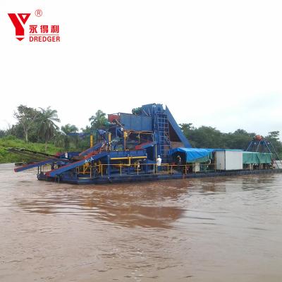 중국 River Sand Diamond Dredging 2019 Business Capacity 100m3/hour Hydraulic String Diamond Dredger for Sand Diamond Dredging in Congo,Kinshasa 판매용